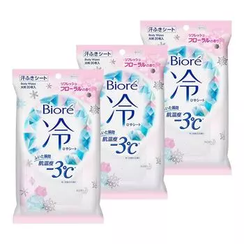 Biore Cold Sheet Floral Set из 3 шт.