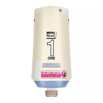 Biore ONE Whole Body Moisturizing Milk Fruity Sabon Replacement body emulsion that can be used for and Men s 300mlFull hair, face, body