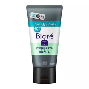 Biore Ouchi de Esthe Массажный очищающий гель для лица, разглаживающий кожу, уголь 150 г