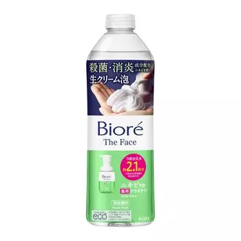 Biore The Face Acne Care Refill 340 мл стерилизация лица и (примерно в 2,1 раза) [Пенирующее средство для умывания] [Без масацу] [Профилактика акне] [Содержит
