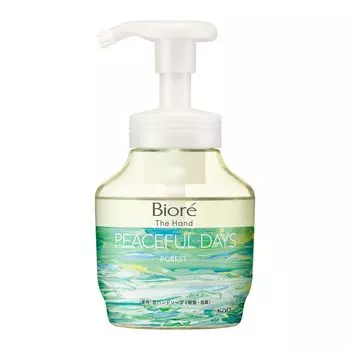 Biore The Hand Foam Мыло для рук Silent Forest Scent Pump зелёный