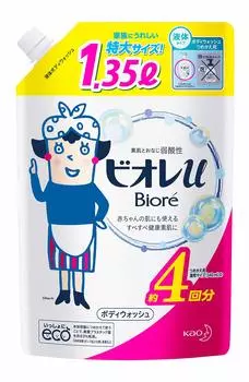 Biore u 4 заправки литра [Большая емкость] 1,35 (х 1)