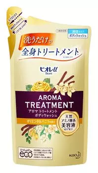 Biore U Aroma Treatment Body Wash Восточный аромат ванили Сменный блок 340 мл