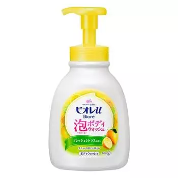 Biore U Foam Body Wash Pump Citrus 600ml