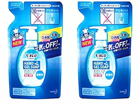 Biore U Kitchen Hand Gel Soap Refill Unscented (2)