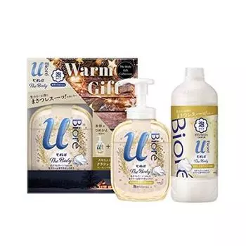 Biore U The Body Foam Type Classic Amber Scent Pump 540ml Refill 450ml Kao +