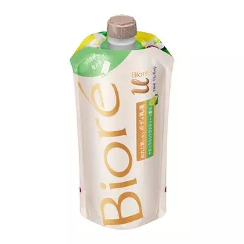 Biore U The Body Эмульсия для тела для влажной кожи Натуральный аромат цитрусового чая Упаковка 300 мл Крем для тела Сменный блок