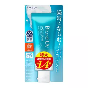Biore UV Aqua Rich Watery Essence 100 г Солнцезащитный крем SPF50 синий