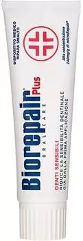 Biorepair Plus Sensitive Teeth dentifrice bio-actif qui rduit la sensibilit dentaire et restaure l mail dentaire TU прозрачный