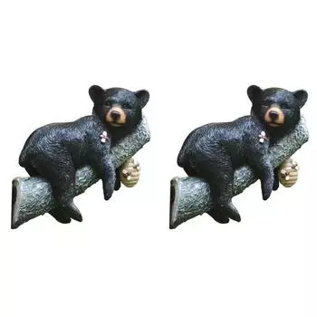 BIOSA B?r Gartenfiguren f?r Au?en, B?r Figur Skulptur Statue, Wasserfest Harz B?