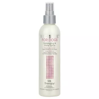 Biosilk, Silk Therapy, спрей для распутывания и блеска шерсти собак, 8 жидких унций (237 мл)