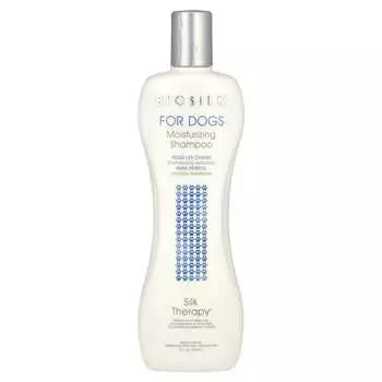 Biosilk, Silk Therapy, увлажняющий шампунь для собак, 12 жидких унций (355 мл)