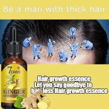 Биотиновая эссенция для роста волос Жидкость для мужчин и женщин, лечение выпадения и восстановления волос для более крепких, густых и длинных волос 10ML