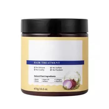 Биотиновая маска для волос, Питательный уход за волосами, Уменьшение пушистости, Маска для волос One Size