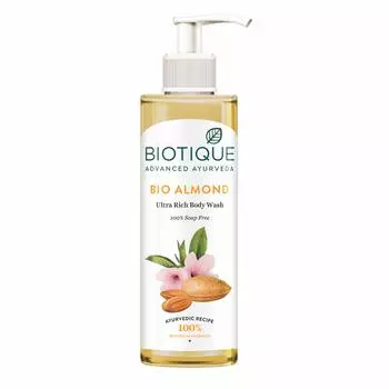 Biotique Almond Oil Ultra Rich гель для душа, растительные экстракты, 200 мл