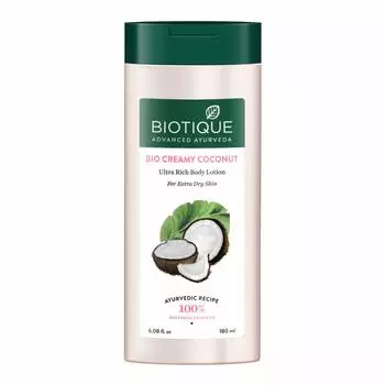 Biotique Bio Creamy Кокосовый ультра-насыщенный лосьон для тела, 180 мл (Пакет из 1) Е938