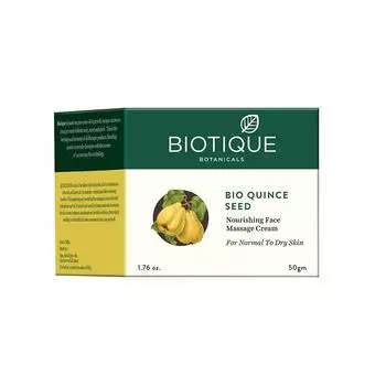 Biotique Bio Питательный массажный крем для лица с семенами айвы 50 г/1,76 унции