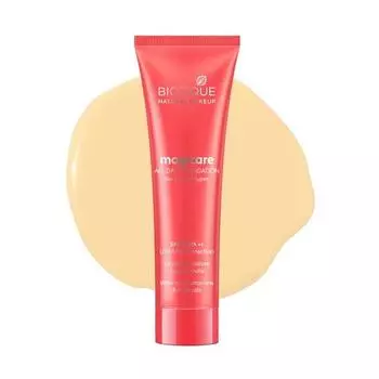 Biotique Natural Makeup Magicare Acne Prone All Day Liquid Full Coverage Foundation (Морская ракушка, 30 мл, натуральный финиш), Пакет из 1