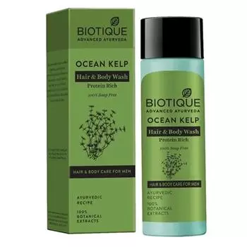 Biotique Ocean Kelp Богатый белком гель для волос и тела (120мл)