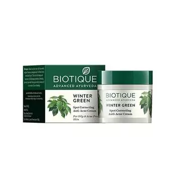 Biotique Oil Wintergreen крем от прыщей 16г