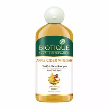 Biotique Шампунь для волос с яблочным уксусом, 300 мл (Пакет из 1)
