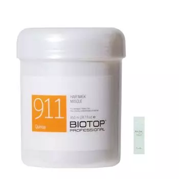 Biotop 911 Маска для волос 850 мл 911 Маска для волос Салон красоты с 10 г мыла для тела