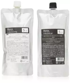 Biove FOR MEN Scalp Cleansing 450 мл Scalp Pack Gel 450 г Набор и