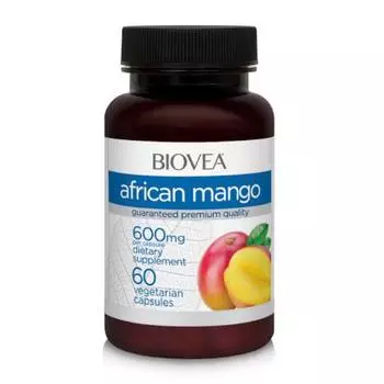 Biovea Травяная пищевая добавка с африканским манго 600 мг 60 капсул