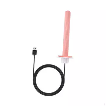 Bird Cage Heated Perch, 5V USB Warmer Stand for Parakeets, Cockatiels, Budgies, Conures, фиолетовый