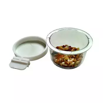 Bird Detachable Transparent Bowl, Convenient Hanging Plastic Food Cup , Canary, Bird Feeding Cups Parrot Food Water Bowls as picture show