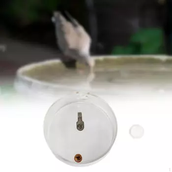 Bird Drinker Pet Waterer Cage Water Container Clear Supplies Automatic Feeder