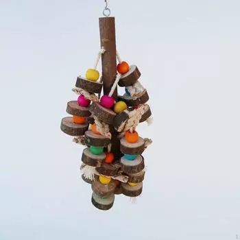 Bird Toy Parrot Chewing Practicing Climb Play Equipment Creative Hanging for