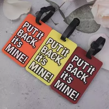 Бирка для багажа из ПВХ и подвеска для идентификации имени