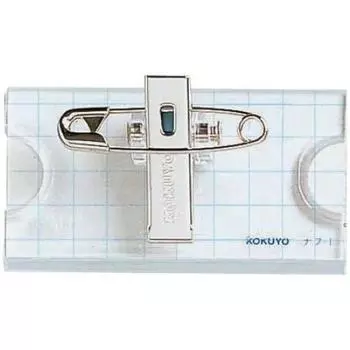 Бирка KOKUYO 25 x 50 мм двойного назначения, 50 шт., U-образная булавка/зажим