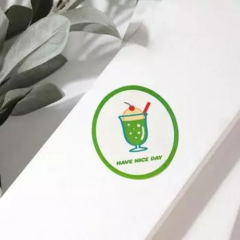 Бирка с именем, объемные наклейки, пищевые цветы, этикетки X030 A01-120pcs-5x6cm