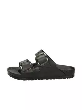 Birkenstock 1029642 Arizona Крупная Пряжка Розовый Черный Узкий Женский 7-7.5