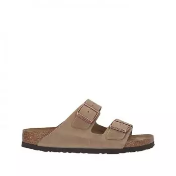 Birkenstock Arizona Leather US Narrow Narrow Beige Sandals, Unisex, Size 6-6.5 Women/6-6.5 Men, Color