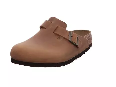 Birkenstock Boston Bs Large Elegant Pin Buckle Clog Sizes Narrow for Women and Narrow for Men Men s Sandals, Cognac, 10-10.5 8-8.5