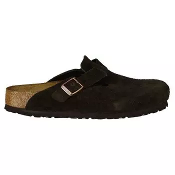 Birkenstock Boston Mocca Suede and Narrow Fit Women s Sandals, Leather, (23.0 cm)