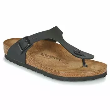 Birkenstock Gizeh Размер см Сандалии Birko-Flor, Черный, 23.0