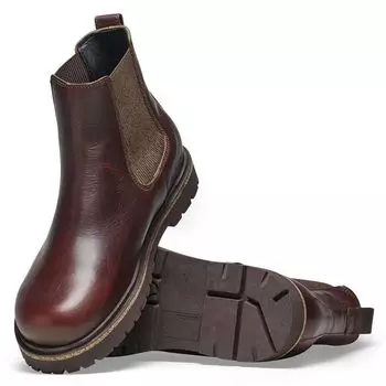 Birkenstock Highwood Hollywood Ботинки слипоны мужские, кожа, ширина, коричневый, обычный размер 43, (EU28.0см), 1025718,