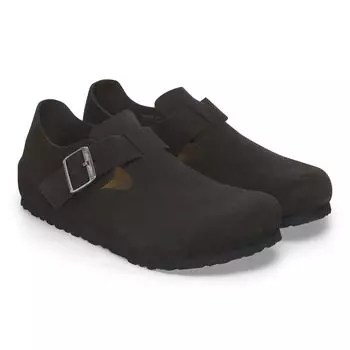 Birkenstock London Замша Обычная ширина Черный 1028103 Размер 42 (черный, (27см))