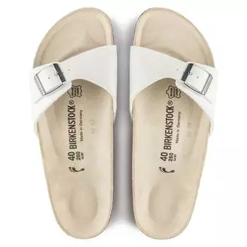 Birkenstock Madrid Белый 39 / Белый / Узкий (узкая посадка)