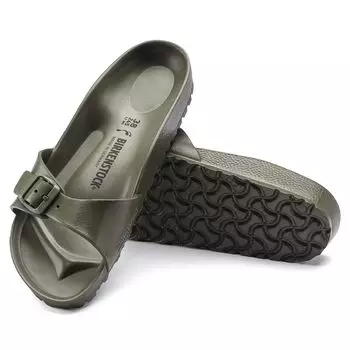 Birkenstock Madrid Regular Удобные и легкие EVA Размер EU41 1019025 Сандалии, Шлепанцы, Хаки, Унисекс, (26.5см),