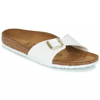 Birkenstock Madrid Sandals Size cm (Narrow Width), Birko-Flor Women s, White, 23.0