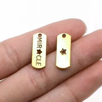 Бирки антикварного золотого цвета, подвески, украшения, ювелирные подвески