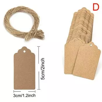 Бирки из крафт-бумаги Самодельные подарки Изделия ручной работы Ценники