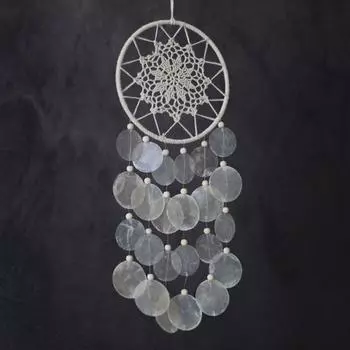 Birthday Exquisite Craft Dream Catcher Shell Wind Chimes Shell Ornament Pendant Home Decor белый
