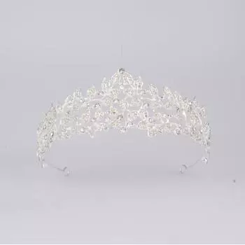 День рождения принцессы корона ободок для женщин 18 лет бар мицва свадьба стразы корона головной убор девушки аксессуары для волос одежда ободок серебряный