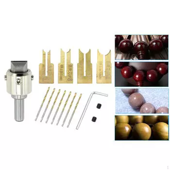 Бисерная дрель, деревянное сверло, изготовление деревянных бусин для изготовления ювелирных изделий 6-12 Set